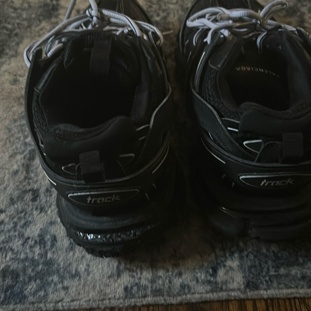 Balenciaga track white laces